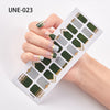 Nagelsticker im französischen und amerikanischen Stil, grenzüberschreitend, wasserdicht und zerreißbar, 3D-Weihnachts-Nagellackfolie, Nagelsticker, komplette Sticker, 22 Spitzen