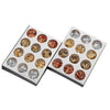 Nagelset farbiges Goldfolienpapier